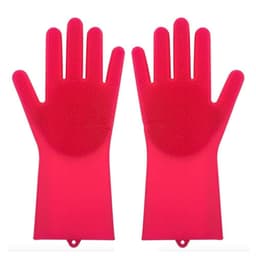 image-Silicone Heat-resistant Cleaning Brush Scrubbing Gloves