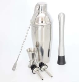 image-Stainless Steel Cocktail Shaker Ice Bucket Six-piece Set