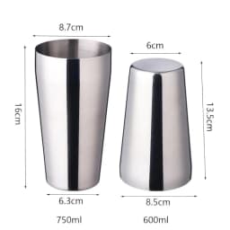 image-Stainless Steel Cocktail Shaker Ice Bucket Six-piece Set