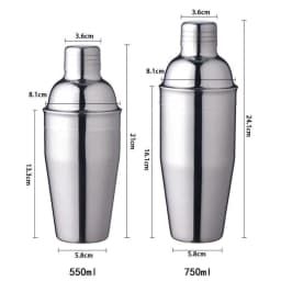 image-Stainless Steel Cocktail Shaker Ice Bucket Six-piece Set