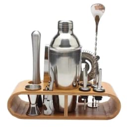 image-Stainless Steel Cocktail Shaker Ice Bucket Six-piece Set