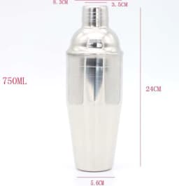 image-Stainless Steel Cocktail Shaker Ice Bucket Six-piece Set