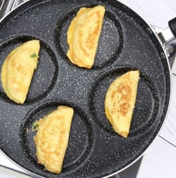 image-Egg Frying Pan Nonstick Pancake Pans 4-Cups Cookware Pancake Pan Egg Pan Suitable For Gas Stove