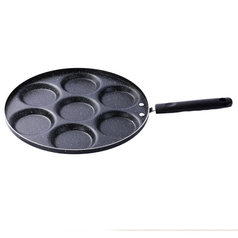 image-Egg Frying Pan Nonstick Pancake Pans 4-Cups Cookware Pancake Pan Egg Pan Suitable For Gas Stove