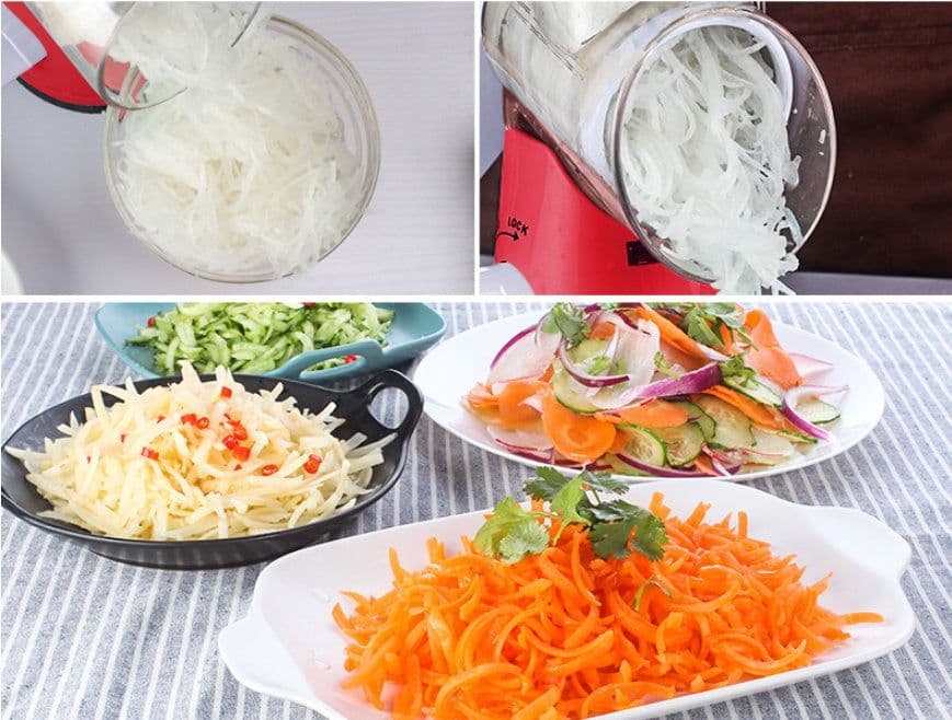 image-Manual Kitchen Accessories Multifunctional Round Mandoline Potato Slicer Vegetable Cutter Slicer Cheese Kitchen Gadgets