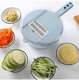 image-8 In 1 Mandoline Slicer Vegetable Slicer Potato Peeler Carrot Onion Grater With Strainer Vegetable Cutter Kitchen Accessories