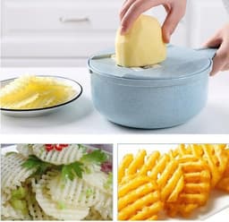 image-8 In 1 Mandoline Slicer Vegetable Slicer Potato Peeler Carrot Onion Grater With Strainer Vegetable Cutter Kitchen Accessories