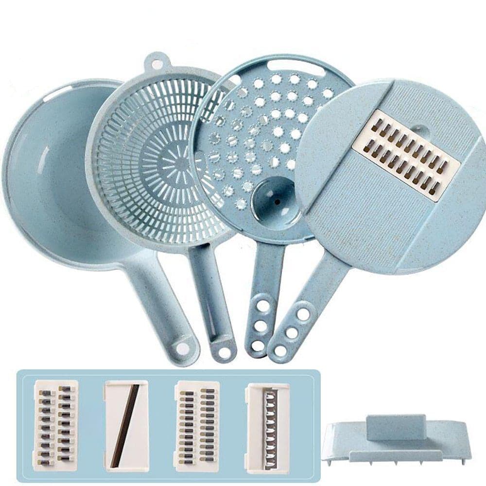 image-8 In 1 Mandoline Slicer Vegetable Slicer Potato Peeler Carrot Onion Grater With Strainer Vegetable Cutter Kitchen Accessories