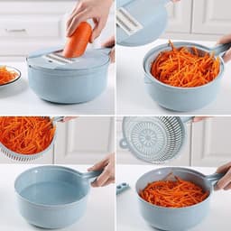 image-8 In 1 Mandoline Slicer Vegetable Slicer Potato Peeler Carrot Onion Grater With Strainer Vegetable Cutter Kitchen Accessories