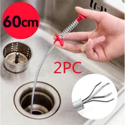 image-60CM Sewer Dredger Spring Pipe Dredging Tool Household Hair Cleaner Drain Clog Remover Cleaning Tools Household For Kitchen Sink Kitchen Gadgets