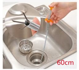 image-60CM Sewer Dredger Spring Pipe Dredging Tool Household Hair Cleaner Drain Clog Remover Cleaning Tools Household For Kitchen Sink Kitchen Gadgets