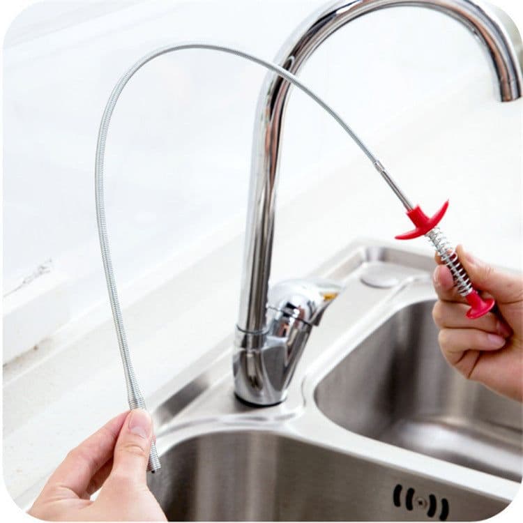 image-60CM Sewer Dredger Spring Pipe Dredging Tool Household Hair Cleaner Drain Clog Remover Cleaning Tools Household For Kitchen Sink Kitchen Gadgets