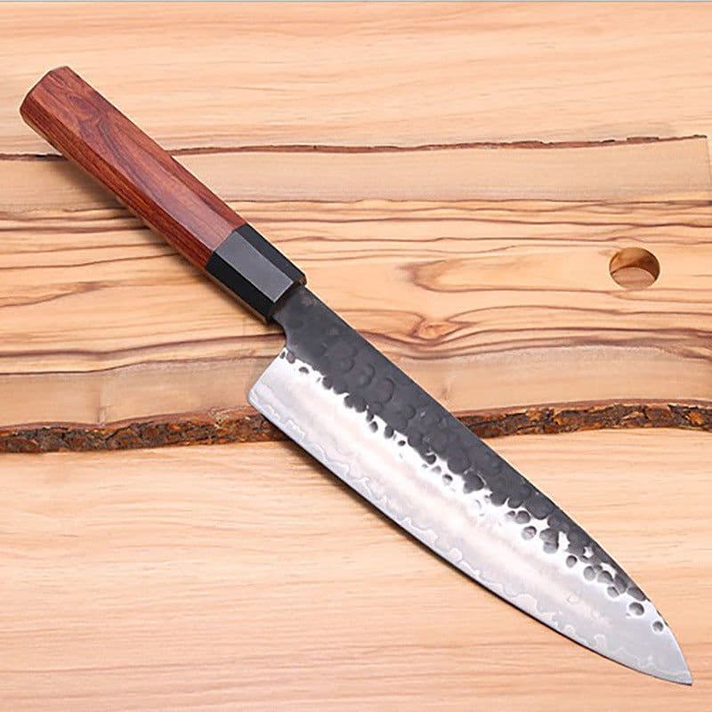image-Ebony handle kitchen knife fish fillet knife