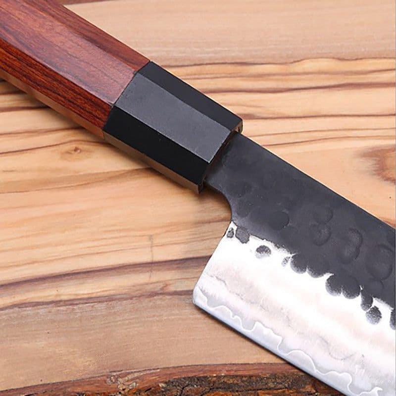 image-Ebony handle kitchen knife fish fillet knife