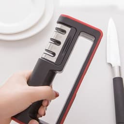 image-Professional Knife Sharpener Diamond Quick Professional 3 Stages Sharpener Knife Sharpening Tools Sharpening Stone
