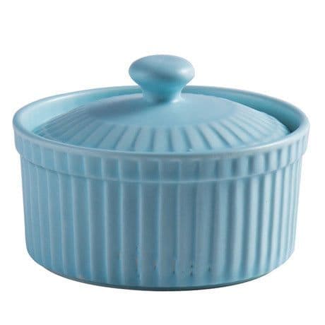image-New Nordic style ceramic baking bowl with lid