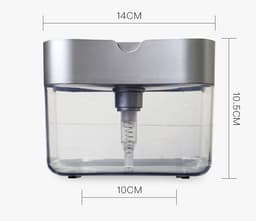 image-Multifunction Soap Dispenser Sponge Caddy Non-toxic Odorless Dispenser Kitchen Rack Creative Bathroom Washing Soap Storage Box