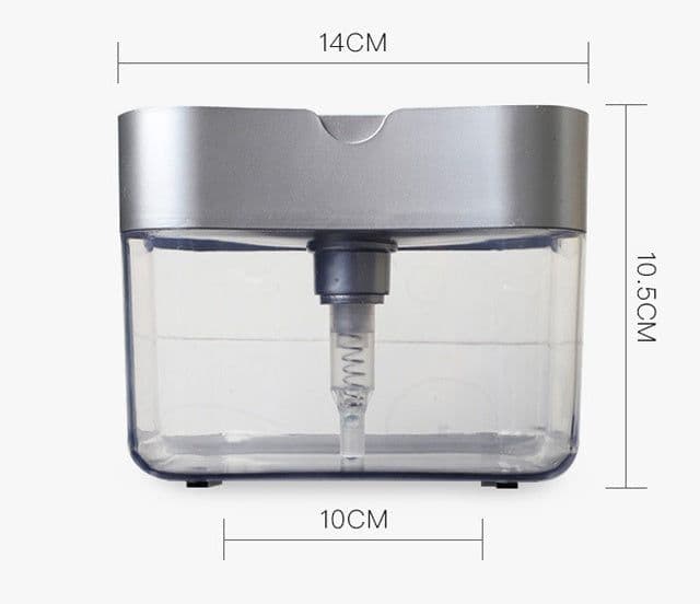 image-Multifunction Soap Dispenser Sponge Caddy Non-toxic Odorless Dispenser Kitchen Rack Creative Bathroom Washing Soap Storage Box