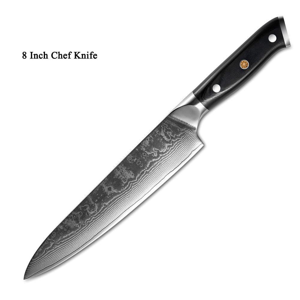 image-Japanese Damascus steel knife kitchen knife fruit knife