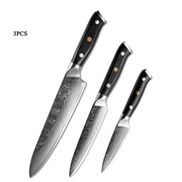 image-Japanese Damascus steel knife kitchen knife fruit knife