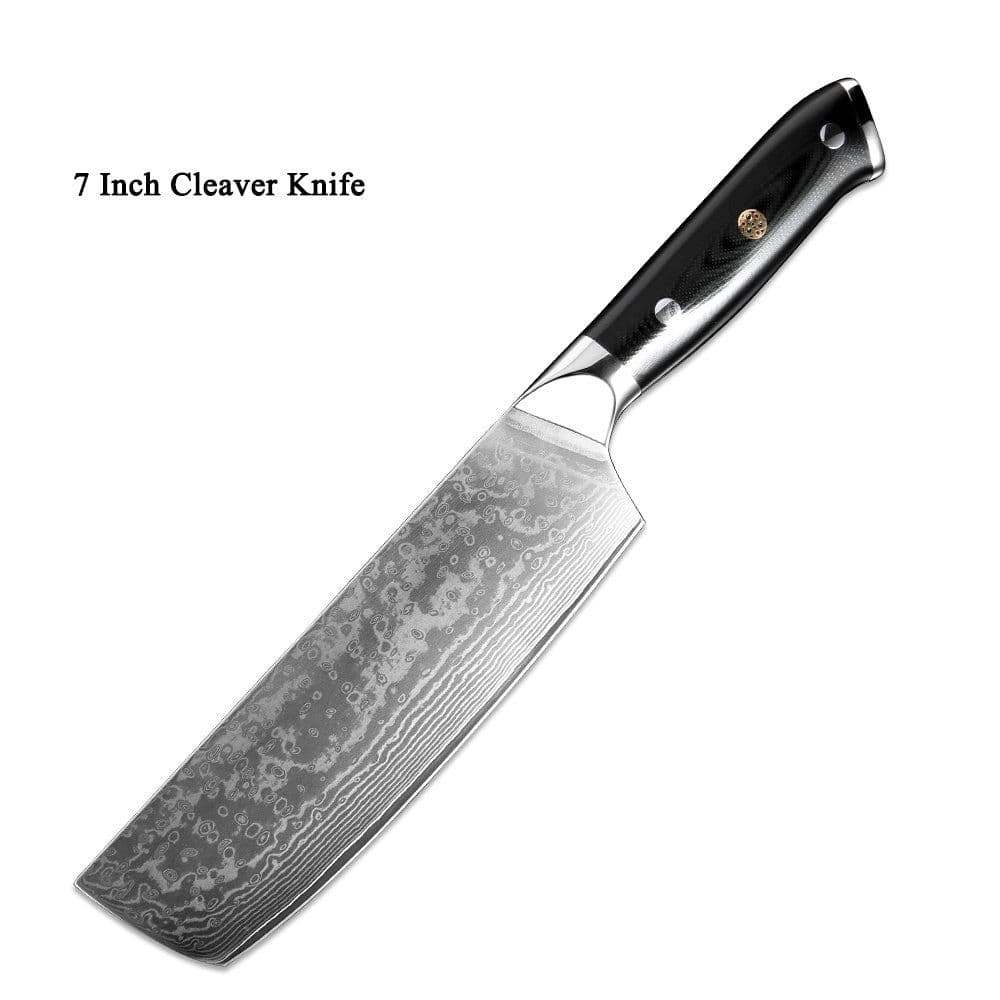 image-Japanese Damascus steel knife kitchen knife fruit knife