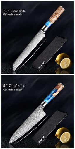 image-Kitchen Knife Set Chef's Knife Meat Chopping Knife