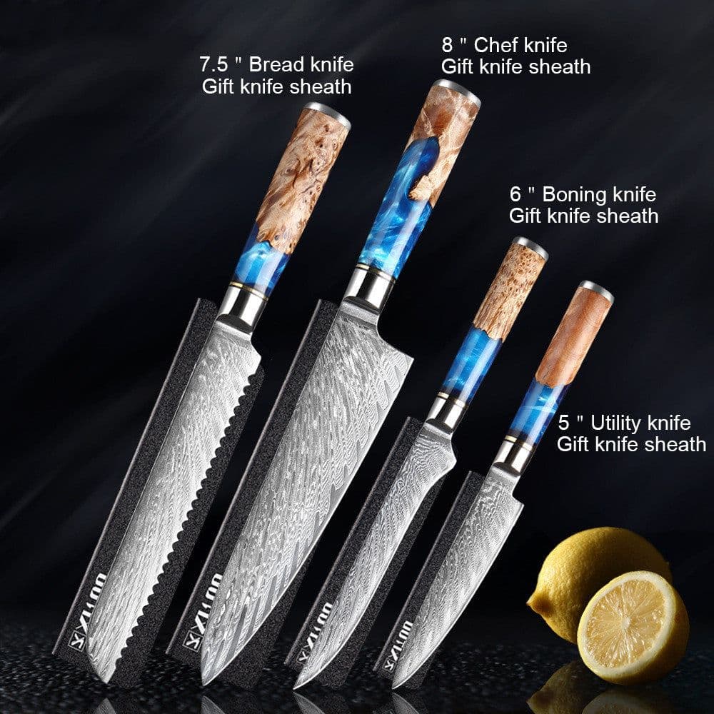 image-Kitchen Knife Set Chef's Knife Meat Chopping Knife