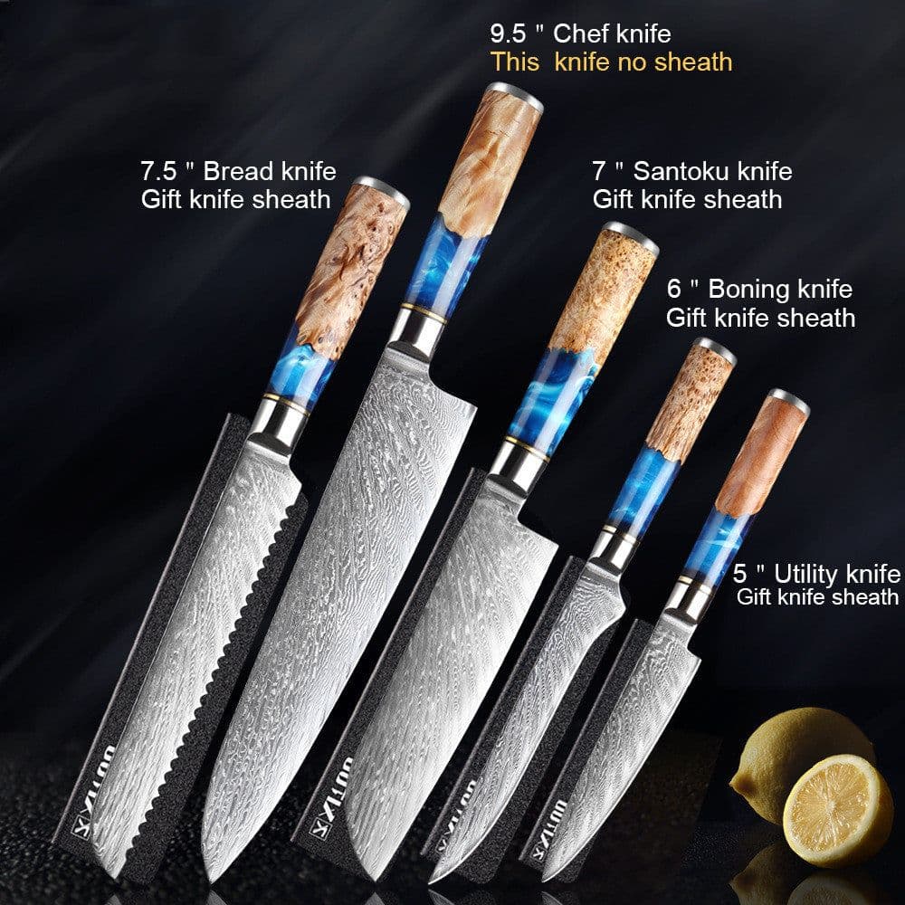 image-Kitchen Knife Set Chef's Knife Meat Chopping Knife