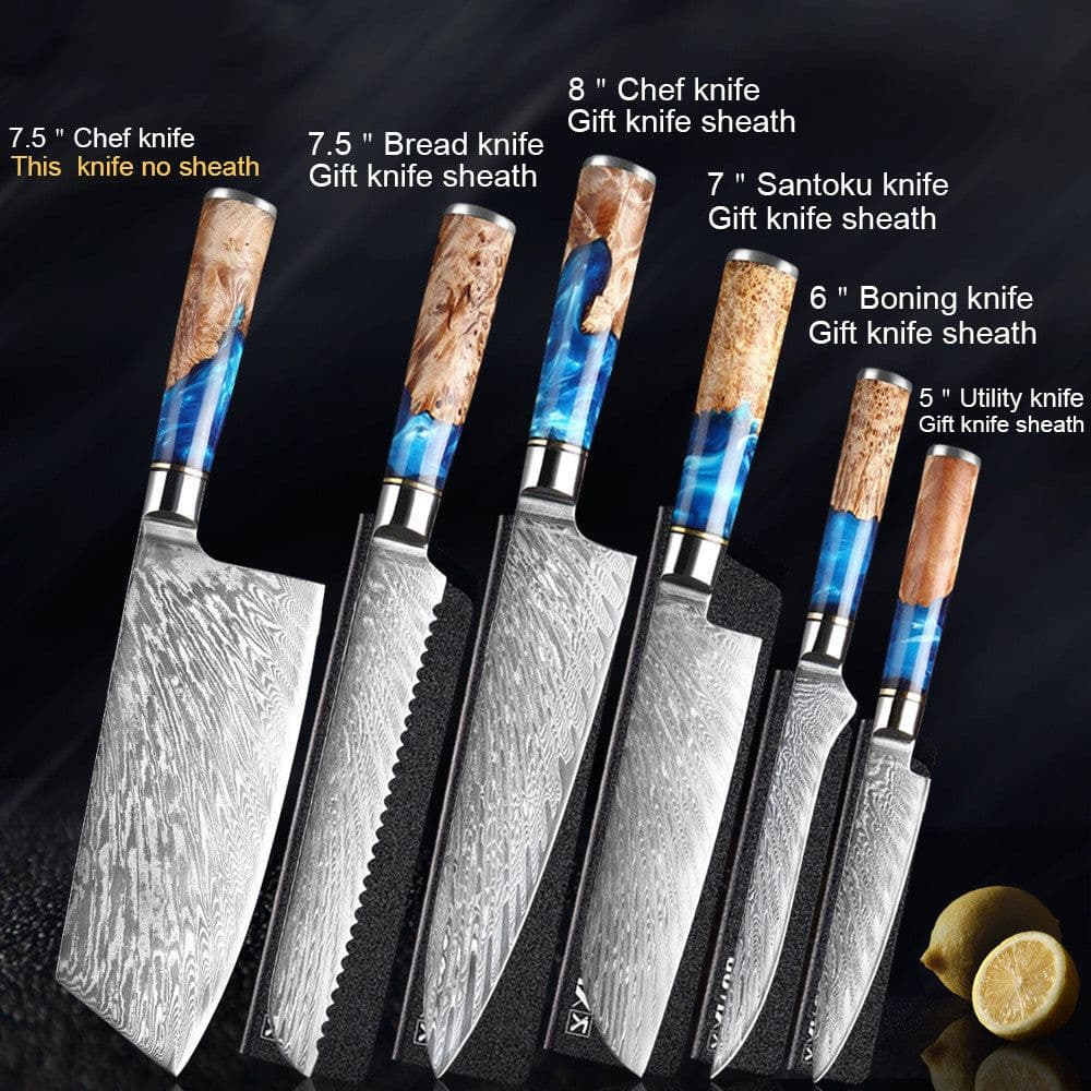 image-Kitchen Knife Set Chef's Knife Meat Chopping Knife