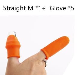 image-Silicone Thumb Knife Finger Protector Gears Cutting Vegetable Harvesting Knife Pinching Plant Blade Scissors Garden Gloves