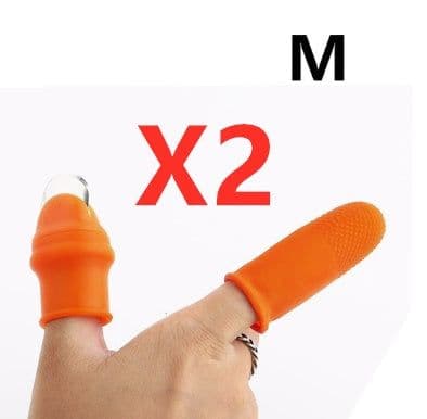 image-Silicone Thumb Knife Finger Protector Gears Cutting Vegetable Harvesting Knife Pinching Plant Blade Scissors Garden Gloves