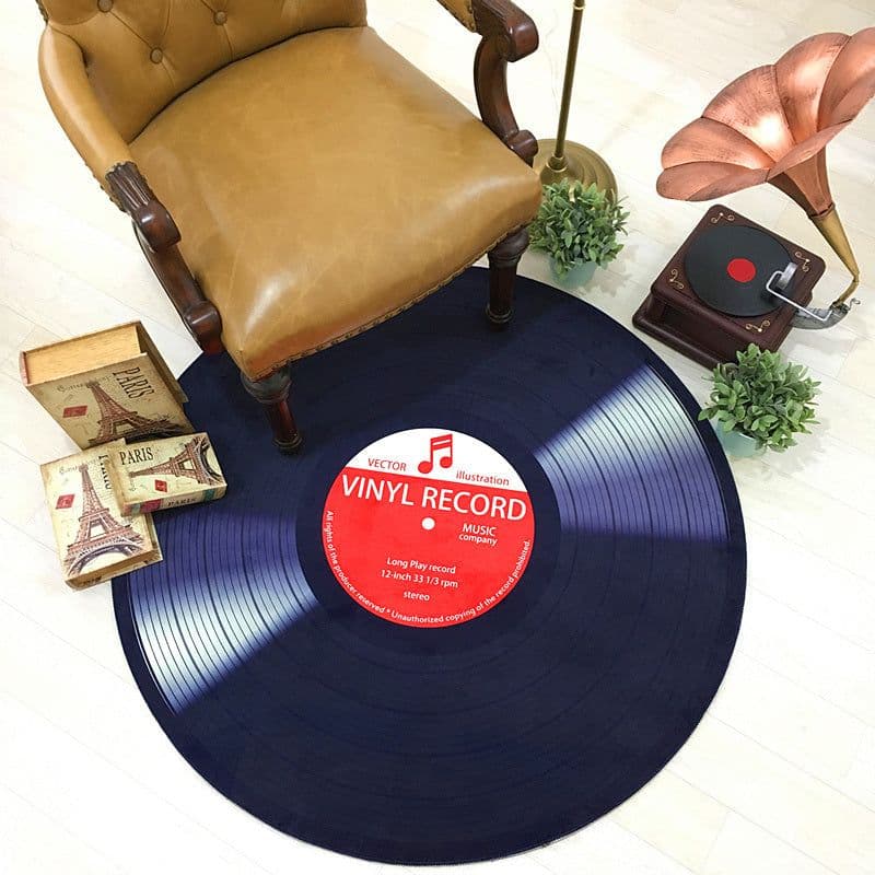 image-Retro CD - cup vinyl cup - vinyl cup cushion vinyl cup for anti-skid insulation