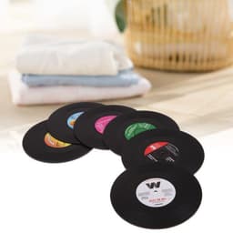 image-Retro CD - cup vinyl cup - vinyl cup cushion vinyl cup for anti-skid insulation