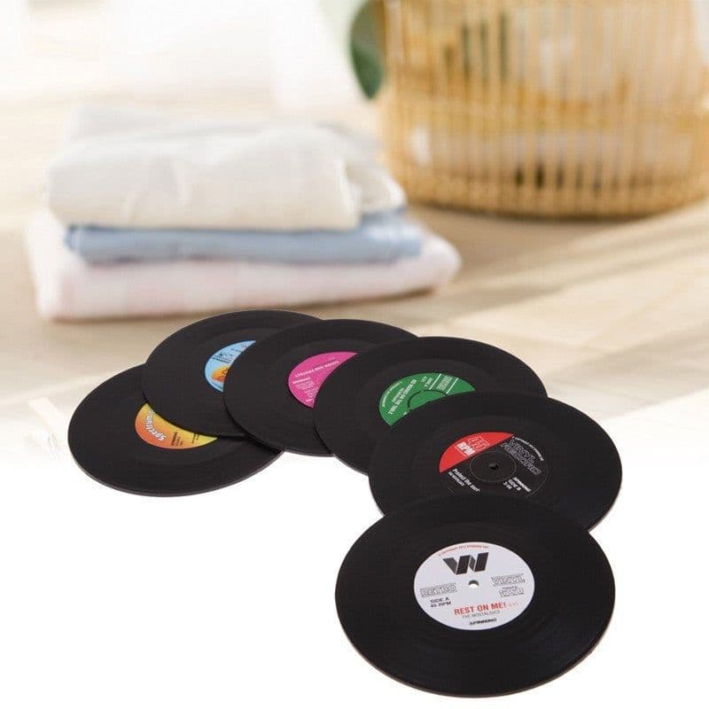 image-Retro CD - cup vinyl cup - vinyl cup cushion vinyl cup for anti-skid insulation