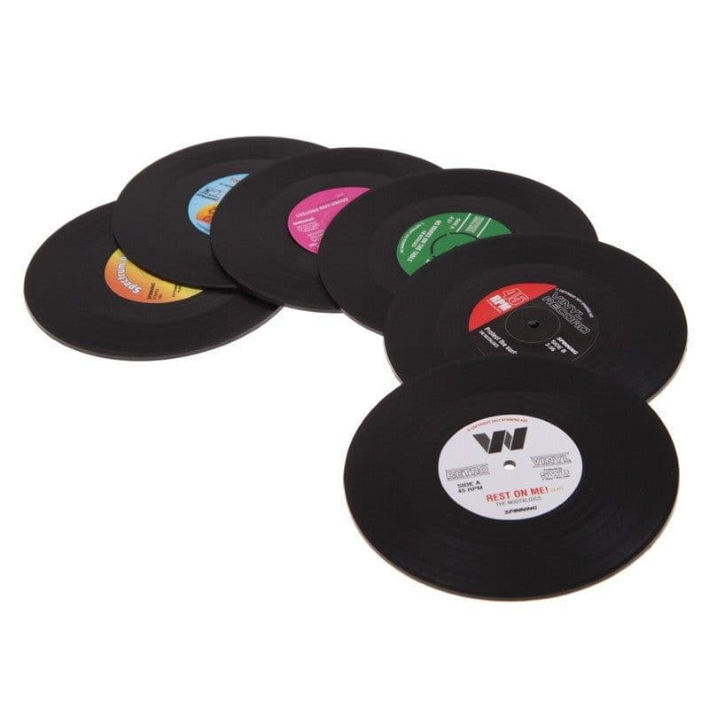 image-Retro CD - cup vinyl cup - vinyl cup cushion vinyl cup for anti-skid insulation