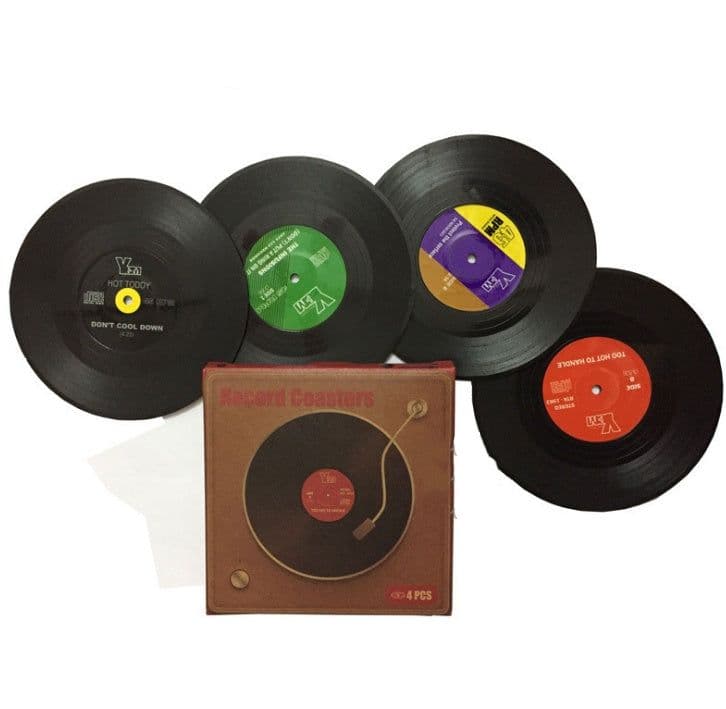 image-Retro CD - cup vinyl cup - vinyl cup cushion vinyl cup for anti-skid insulation