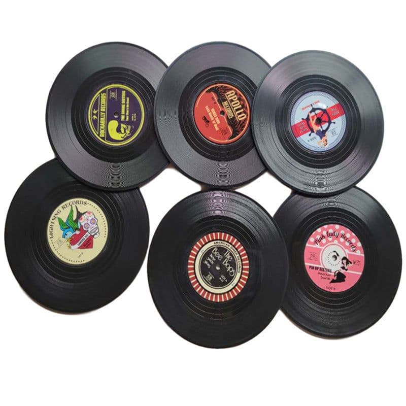 image-Retro CD - cup vinyl cup - vinyl cup cushion vinyl cup for anti-skid insulation