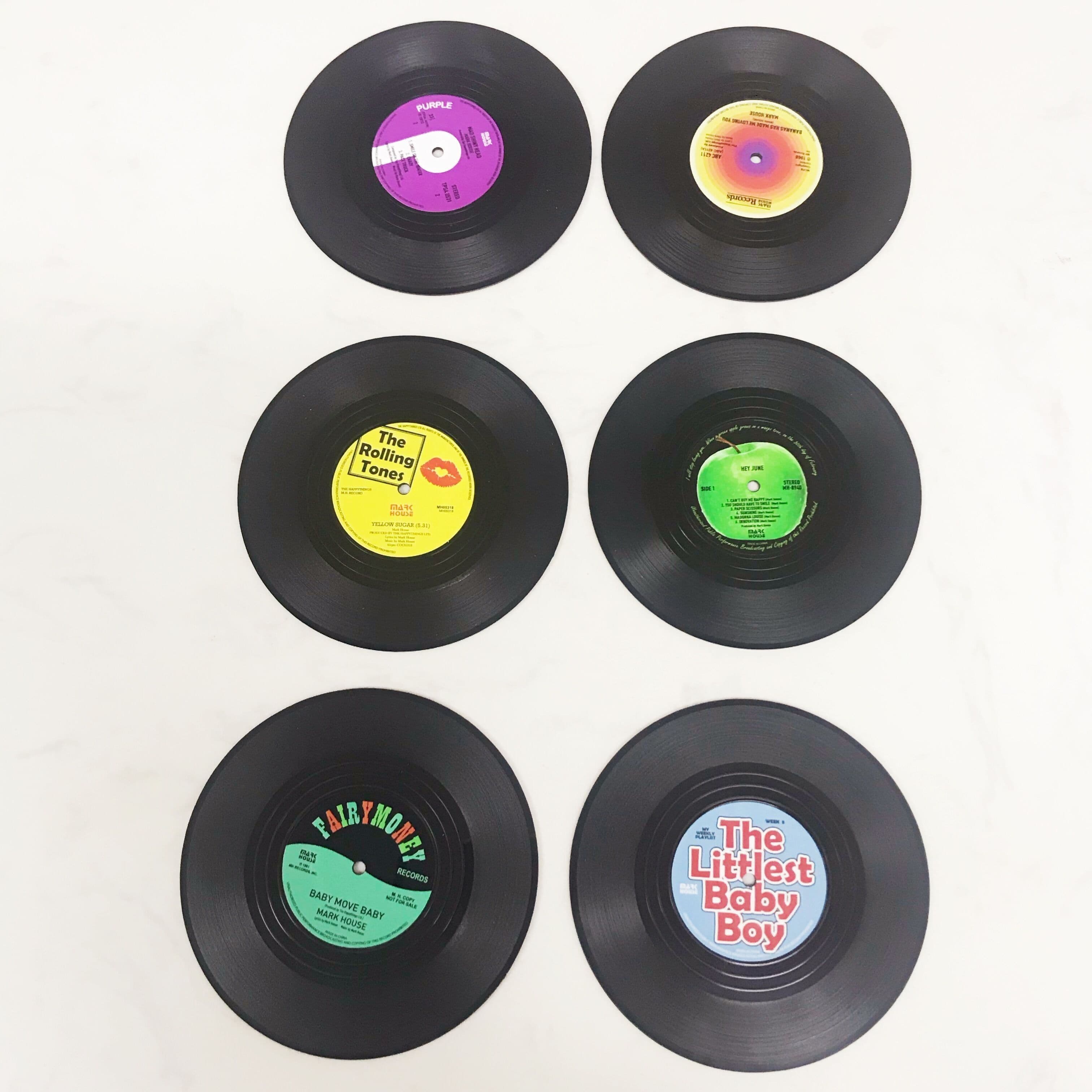 image-Retro CD - cup vinyl cup - vinyl cup cushion vinyl cup for anti-skid insulation