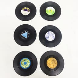 image-Retro CD - cup vinyl cup - vinyl cup cushion vinyl cup for anti-skid insulation