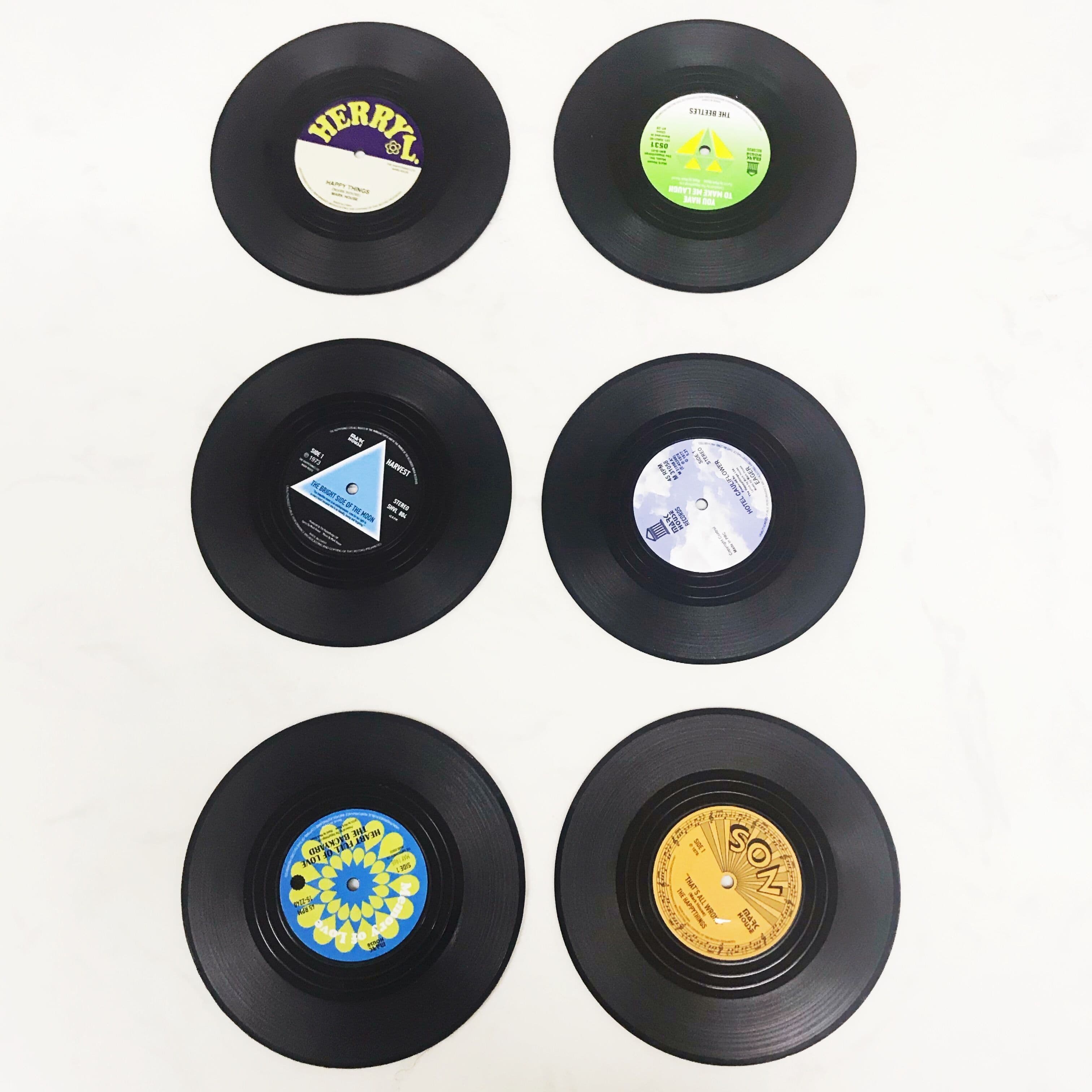 image-Retro CD - cup vinyl cup - vinyl cup cushion vinyl cup for anti-skid insulation