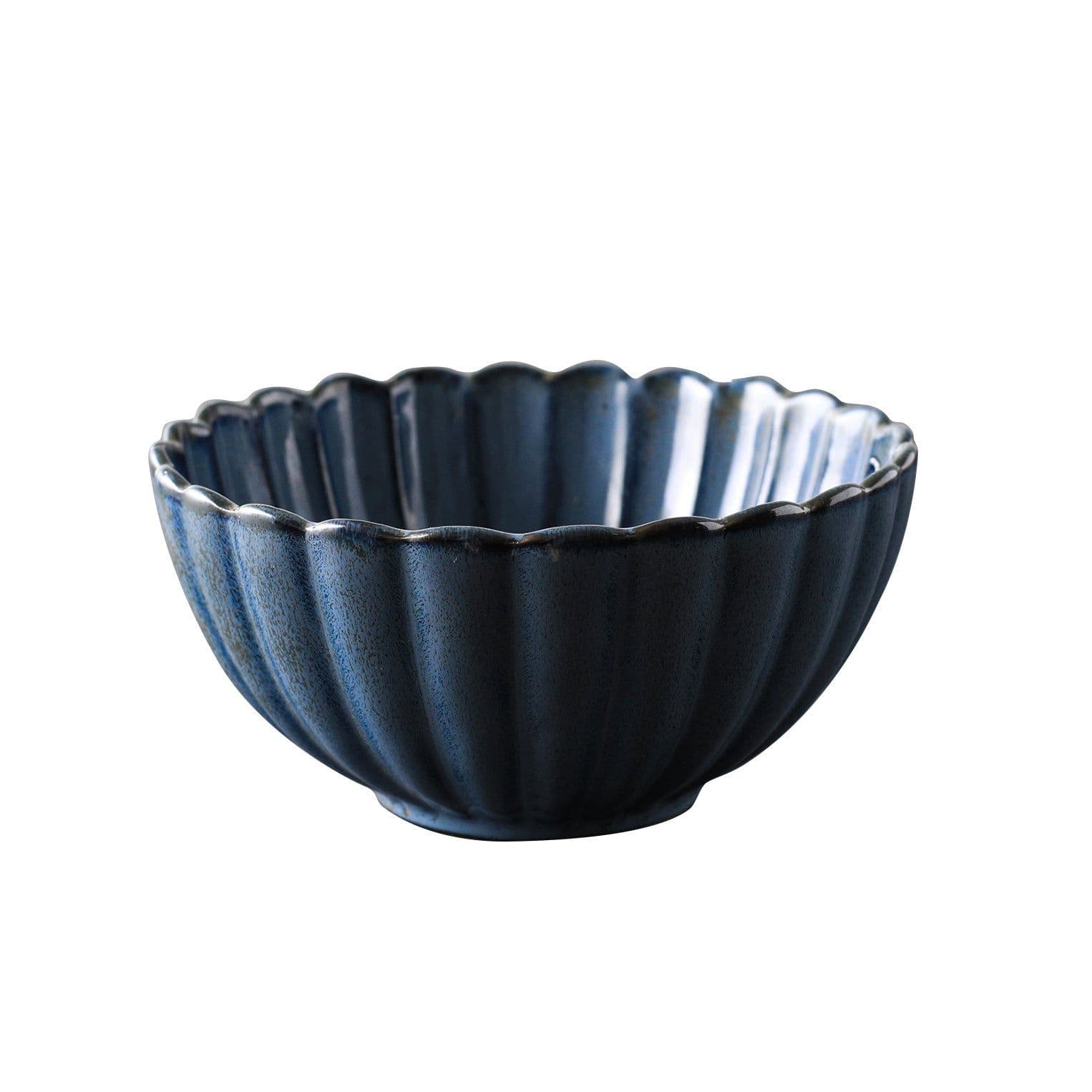 image-Creative ceramic tableware plate bowl bowl coffee cup fambe glaze tableware series of Chrysanthemum