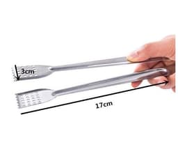 image-Multi-functional Oil Food Folder Kitchen Accessories Stainless Steel Fried Food Oil Scoop