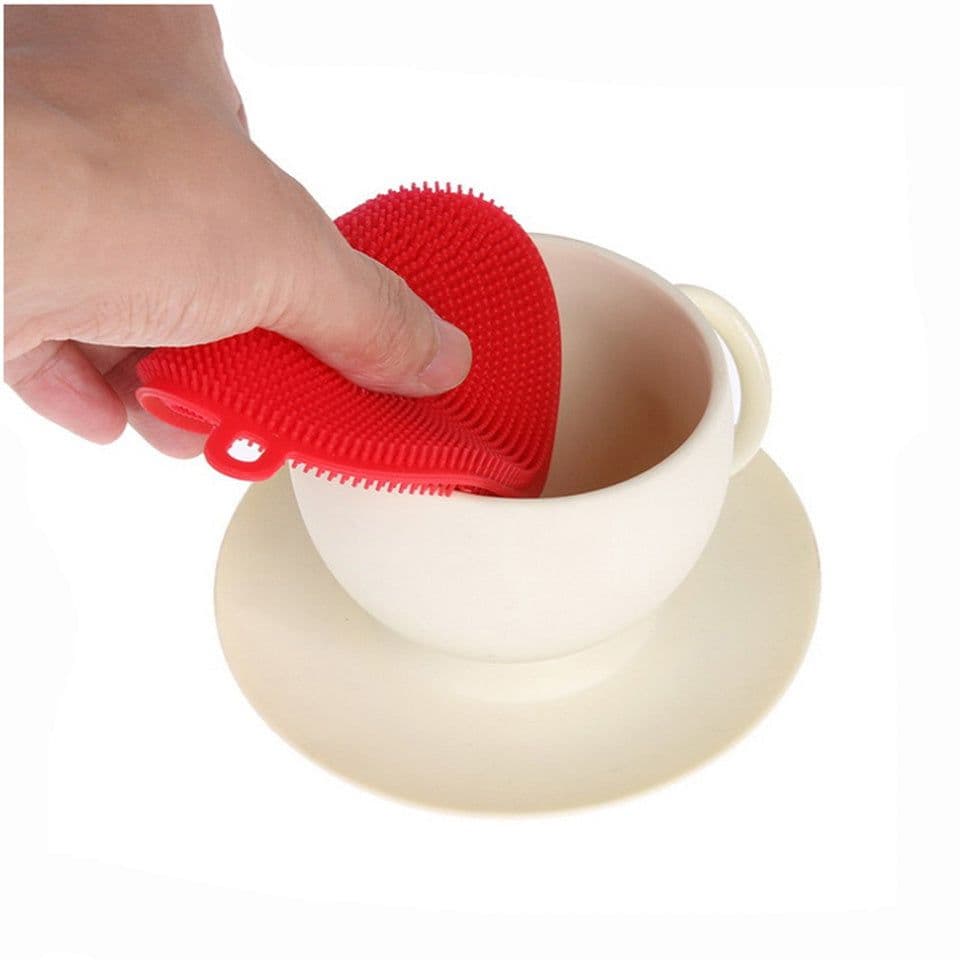 image-Brosse De Nettoyage Pour Lave-vaisselle En Silicone Pour Cuisine