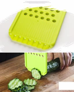 image-mulit-fuction kitchen tools vegetable carrot cucumber slicer grater wave cutter