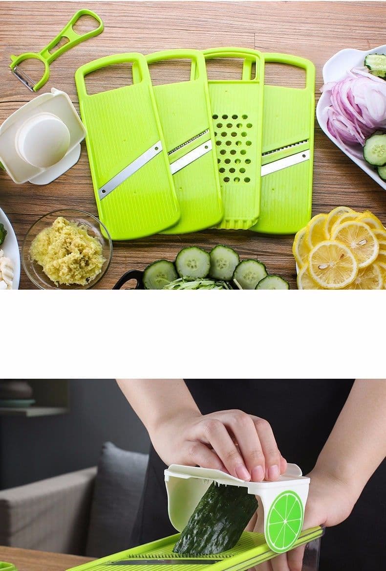 image-mulit-fuction kitchen tools vegetable carrot cucumber slicer grater wave cutter