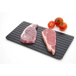 image-Fast Defrosting Tray Thaw Kitchen Quick Aluminum Thaw Plate