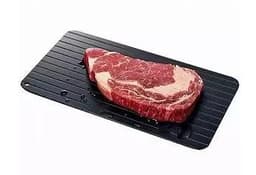 image-Fast Defrosting Tray Thaw Kitchen Quick Aluminum Thaw Plate