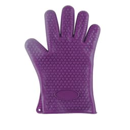 image-Food Grade Silicone Heat Resistant BBQ Glove Silicone Oven Mitts