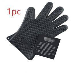 image-Food Grade Silicone Heat Resistant BBQ Glove Silicone Oven Mitts