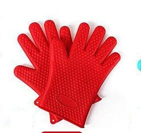 image-Food Grade Silicone Heat Resistant BBQ Glove Silicone Oven Mitts